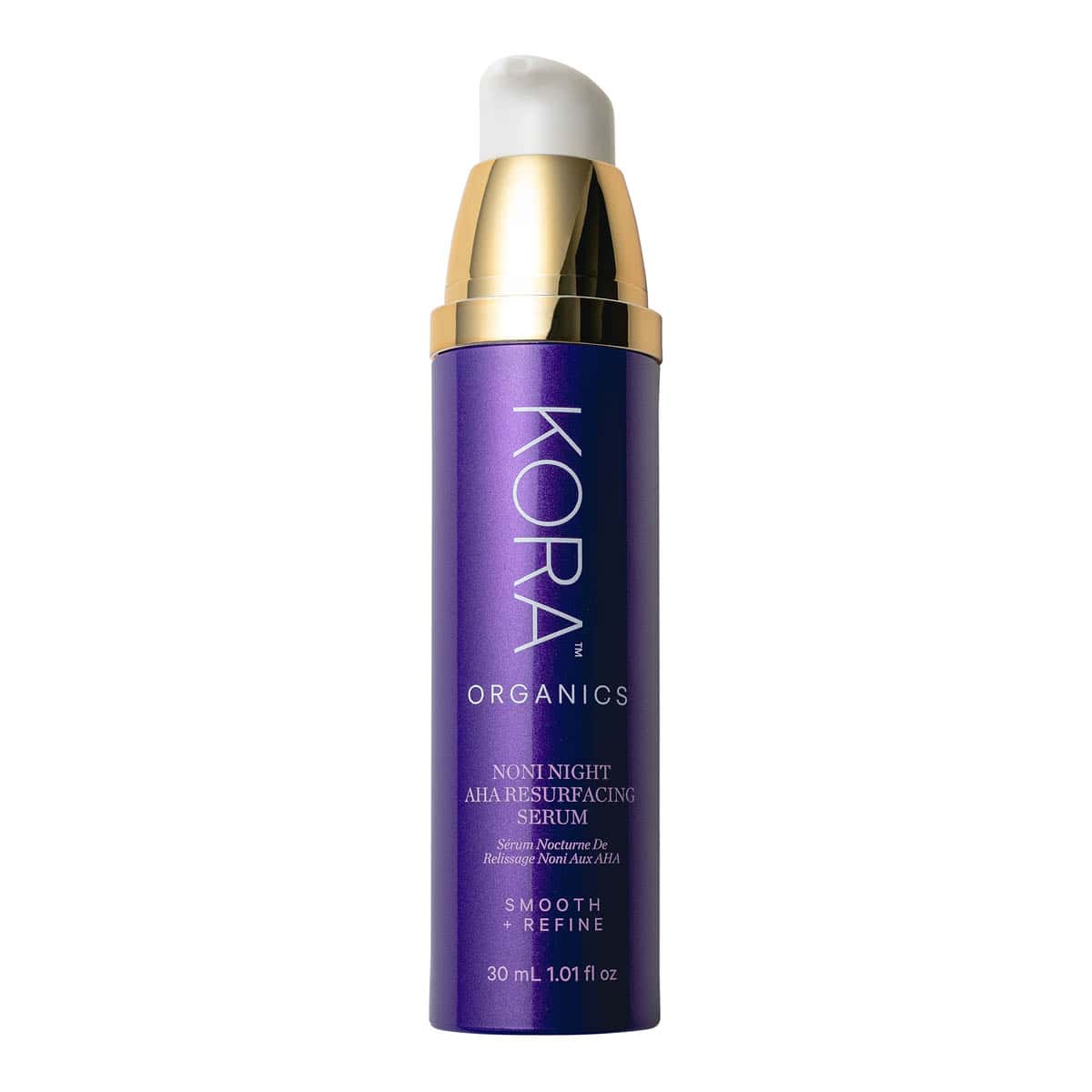 コーラオーガニクスNONI NIGHT AHA RESURFACINGセラム KORA Organics Noni Night AHA Resurfacing Serum | Nourished Life AU