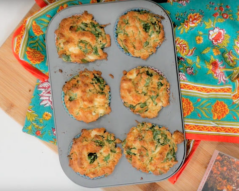Love Your Gut Goats Cheese Muffins Recipe