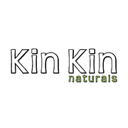 Kin Kin Naturals text logo on a white background