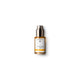 Dr. Haneoka Gold-Mix Facial Toner in a clear glass bottle with amber liquid, a white label, and a metallic gold pump dispenser, centered on a white background.