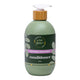 500ml green bottle of A Bit Hippy Anti-Frizz Treatment Conditioner with bamboo lid and a white pump.