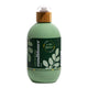 Front of 500ml bottle of anti-irritation conditioner in a green bottle with bamboo lid and pump top.