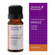 Absolute Essential certified organic inhale bottle and packaging on a white background.