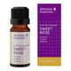 Absolute Essential Sweet Rose essential oil bottle and packaging on a white background.