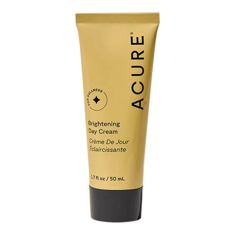 Acure Brightening Day Cream tube on a white background