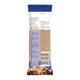 Back view of a protein bar packaging with text and nutritional information.