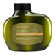 Green conditioner bottle with label on a white background.