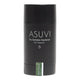 Black deodorant container with 'ASUVI' branding on a white background