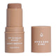 SPF 50 Natural Bronzer stick with 'Avocado Zinc' branding on a white background. Light - Medium shade.
