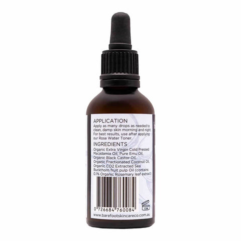 Back of Vitamin Sea Serum with usage instructions and ingredients.