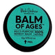 Balm of Ages balm container with 'Black Chicken Remedies' branding on a white background