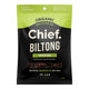 30g bag of Chief Biltong in Mexican flavour. Packaging features a black lower half with white text, a lime green band at the top.