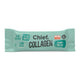 Chief Collagen protein bar with peanut butter flavor on a white background