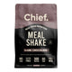 A 840g stand-up pouch of Chief Meal Shake Dark Chocolate powder, featuring a dark chocolate brown and black design with white text.