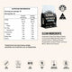 Chief Whey Protein package with nutrition information and product details on a beige background