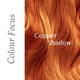 Copper Shadow hair colour swatch, light copper red.