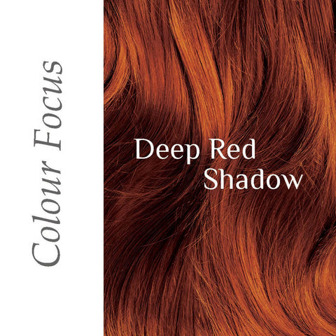 Deep Red Shadow hair colour swatch, deep copper red.