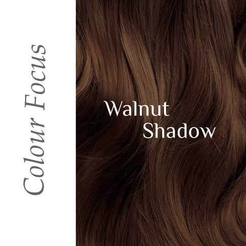 Walnut Shadow hair colour swatch, medium natural brown.