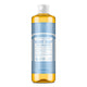Dr. Bronner's 18-in-1 Pure-Castile Magic Soap - Baby Unscented 473ml on a white background.