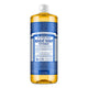 Dr Bronner's 18-In-1 Pure-Castile Magic Soap - Peppermint 946ml on a white background.