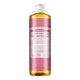 473ml bottle of Dr. Bronner's 18-In-1 Pure Castile Soap in Cherry Blossom scent with a pink label.