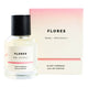 ECO. Modern Essentials Flores plant-powered eau de parfum 50ml bottle and packaging on a white background.