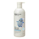 ecostore baby body wash and shampoo bottle with a penguin illustration on a white background.
