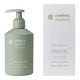 Endota Organics Gentle Baby Lotion in a matte sage green pump bottle next to its white packaging box, on a clean white background.