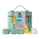 endota 'Glow Getter Facial Kit' skincare set with a green travel case.