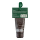 Back view of a dark brown Soft Hands hand cream tube with a green hanging card and barcode, on a white background.