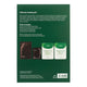 Back packaging of the endoca Ultimate Masking Kit, featuring product details, a pack contents diagram with three sachets, and a barcode on a dark green background.