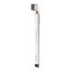 Dark brown eyebrow pencil in the shade 'Pristine' with brush on a white background.