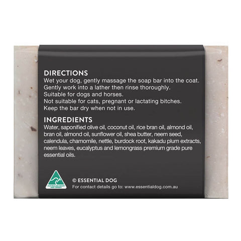 Natural Dog Shampoo Bar - Eucalyptus & Lemongrass