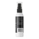 White spray bottle with black label on a white background.