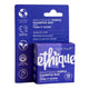 Ethique brightening purple shampoo bar packaging on a white background