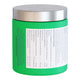 Back of Eve Wellness A Juicy Dose of B Vitamins capsules in a green container with silver lid on a white background.