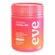 153g pink supplement container of Creatine + B12 powder by Eve Wellness on a white background.