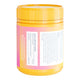 Back view of gut drink with dosage and ingredients.
