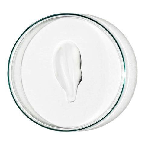 Swatch of hydra-restore cream cleanser on a white background.