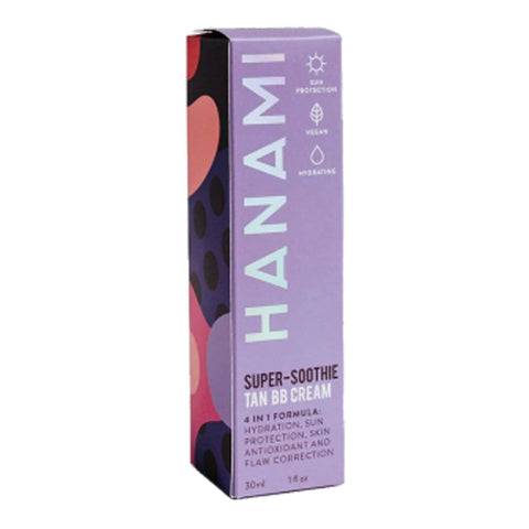 Box of Hanami Super-Soothie Tan BB Cream on a white background