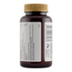 Back of vitamin c 1000 plus supplement bottle label with gold cap on a white background