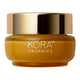 Kora Organics 15ml jar with gold lid of Turmeric Glow Moisturizer on a white background.