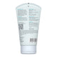 Back view of Lavera Basis Sensitive Cleansing Gel tube with product information. Made in Germany. 