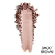 Smoky brown 'shimmery pale brown' eye shadow swatch