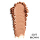 Soft brown 'matte dark nude' eye shadow swatch