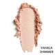 Vanilla shimmer eye shadow swatch