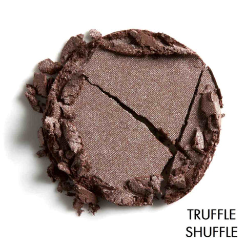 Brown eye shadow with shimmer, in the shade 'truffle shuffle'