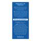 A blue product box for face sunscreen with white text detailing the usage, precautions, ingredients.