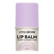 A lip balm tube by Little Urchin, featuring a light lavender purple cap and a white label with black text.