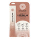 A tube of Little Urchin Natural Lip Balm in the Brown Sugar scent, shown inside its retail packaging card against a plain white background.